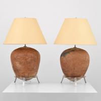 Pair of Large Custom Jay Spectre Lamps - Sold for $3,250 on 10-10-2020 (Lot 27).jpg